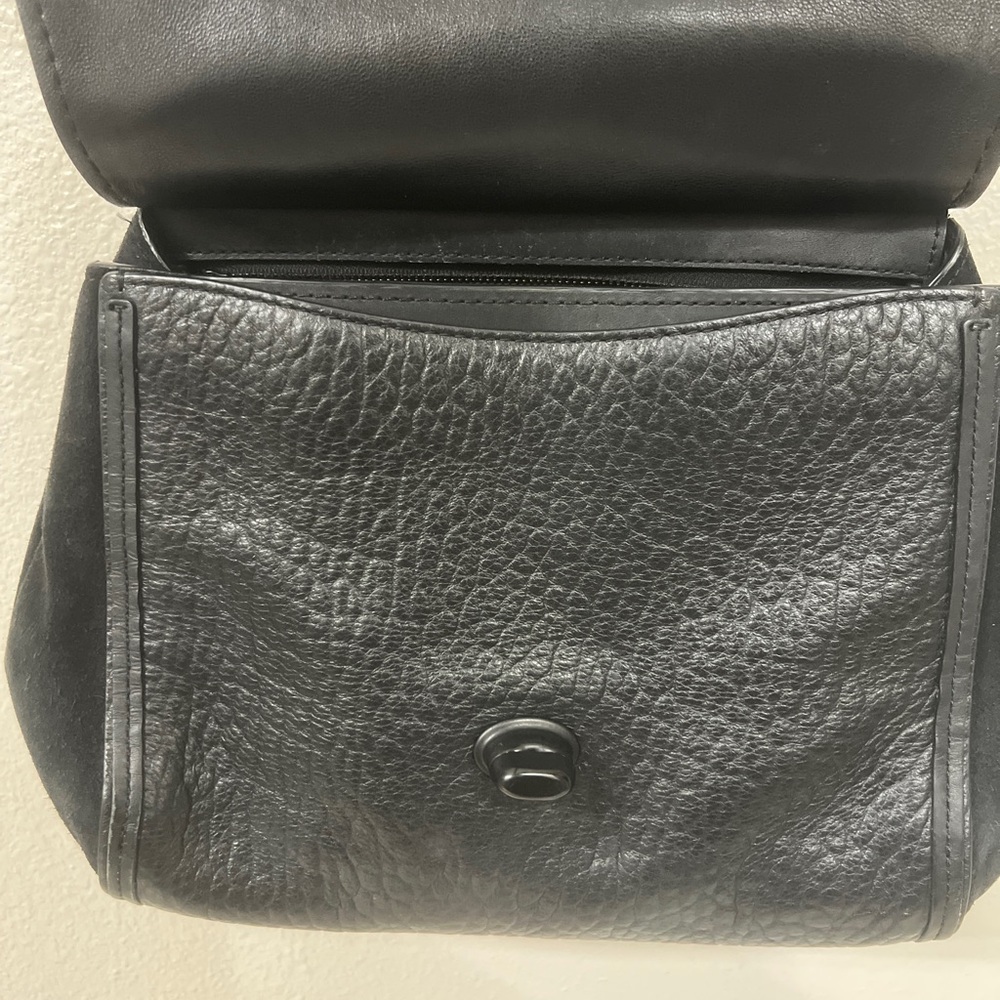 Coach Black Leather Satchel with Silver-Tone Hardware - Picture 7 of 14